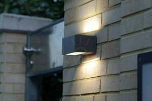 Kinkiet zewnętrzny Lutec GEMINI 5189102118 LED 10,5W 4000K 700lm antracyt IP54, świeci góra-dół small 2