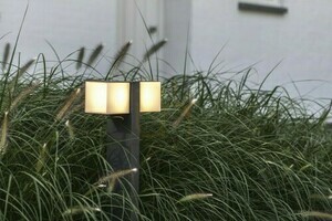 Słupek oświetleniowy Lutec Cuba LED 23W 1000lm 3000K antracyt 75 cm small 4