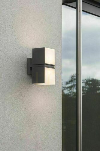 Sprawdź Kinkiet zewnętrzny Lutec CUBA 5193801118 LED 23W antracyt IP54