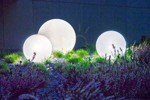 Zestaw dekoracyjnych świecących kul ogrodowych LUNA BALLS 20/25/30/40 cm – LED E27, odporne na UV small 6