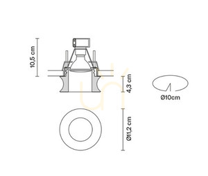 Oczko Fabbian ELI Faretti 10W LED - Biały - D27 F54 01 3 Oczko Fabbian ELI Faretti 10W LED - Biały - D27 F54 01 small 3