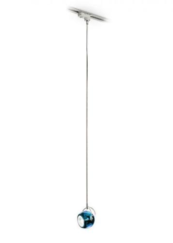 Sprawdź Lampa wisząca Fabbian Beluga Szynoprzewód - niebieski - D57 J05 31