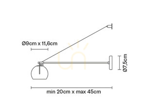 Kinkiet Fabbian Beluga D57 żółty GU10 D57D0304 small 3