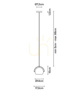 Lampa wisząca Fabbian Beluga Steel Ø14 - Chrom - D57 A07 15 2 Lampa wisząca Fabbian Beluga Steel Ø14 - Chrom - D57 A07 15 small 2