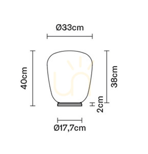 Lampa stołowa Fabbian Lumi Ø33 - F07 B21 01 small 2