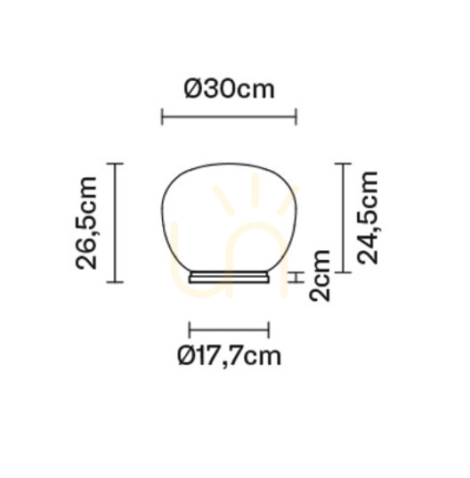 Obejrzyj Lampa biurkowa Fabbian Lumi Ø30 - F07 B09 01 Lampa biurkowa Fabbian Lumi Ø30 - F07 B09 01