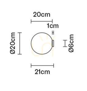 Kinkiet Fabbian Lumi F07 20cm - F07 G27 01 small 3