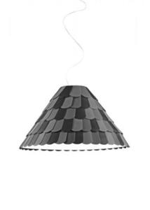 Lampa wisząca Fabbian Roofer F12 76cm - antracyt - F12 A03 21 small 0