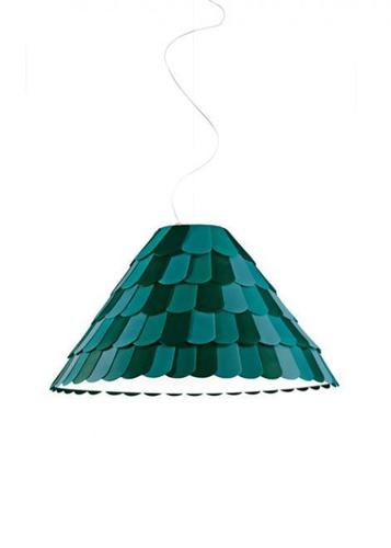 Sprawdź Lampa wisząca Fabbian Roofer F12 76cm - Zielony - F12 A03 43