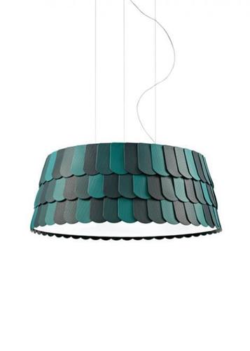 Sprawdź Lampa wisząca Fabbian Roofer F12 79cm - Zielony - F12 A07 43