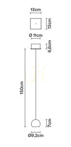 Lampa wisząca Fabbian Multispot F32 13x13cm - F32 A26 00 small 5