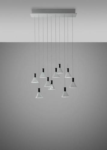 Sprawdź Lampa wisząca Fabbian Multispot F32 60x15cm - 10 - Chromowany - F32 A48 00