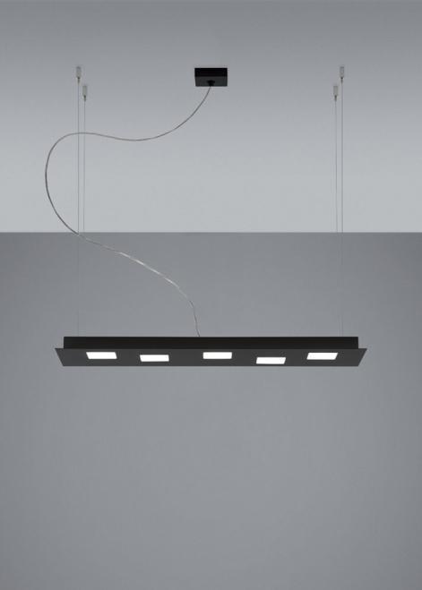 Sprawdź Lampa wisząca Fabbian Quarter F38 5W 70x20cm - Czarny - F38 A01 02 Lampa wisząca Fabbian Quarter F38 5W 70x20cm - Czarny - F38 A01 02