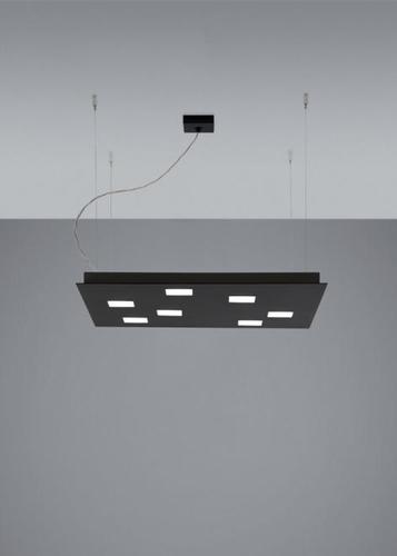 Sprawdź Lampa wisząca Fabbian Quarter F38 5W 59,5x59,5cm - Czarny - F38 A03 02