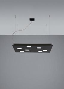 Lampa wisząca Fabbian Quarter F38 5W 59,5x59,5cm - Czarny - F38 A03 02 0 Lampa wisząca Fabbian Quarter F38 5W 59,5x59,5cm - Czarny - F38 A03 02 small 0