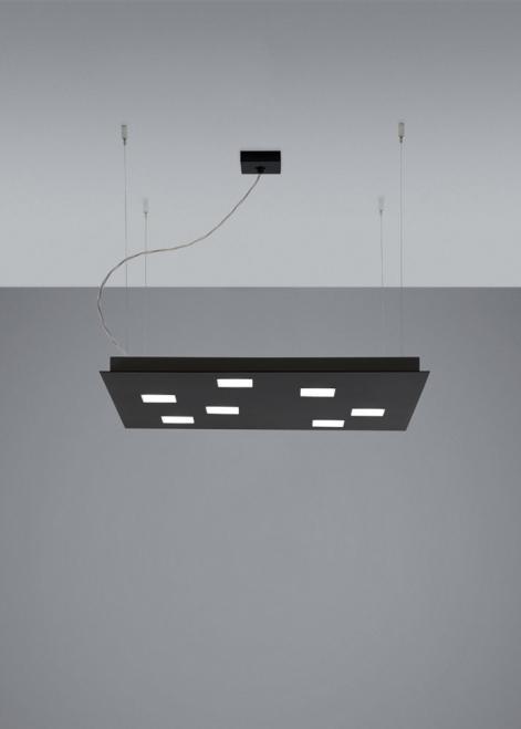 Sprawdź Lampa wisząca Fabbian Quarter F38 5W 59,5x59,5cm - Czarny - F38 A03 02 Lampa wisząca Fabbian Quarter F38 5W 59,5x59,5cm - Czarny - F38 A03 02