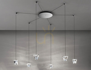 Lampa wisząca Fabbian Tripla F41 3W 6 - Chromowany - F41 G04 11 1 Lampa wisząca Fabbian Tripla F41 3W 6 - Chromowany - F41 G04 11 small 1