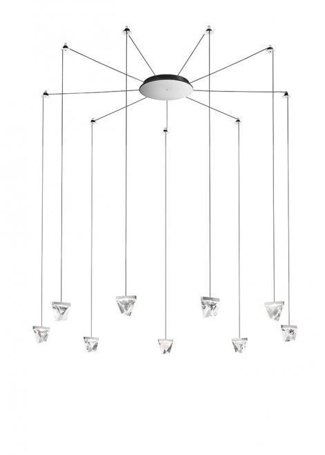 Sprawdź Lampa wisząca Fabbian Tripla F41 3W 9 - Chromowany - F41 G06 11 Lampa wisząca Fabbian Tripla F41 3W 9 - Chromowany - F41 G06 11
