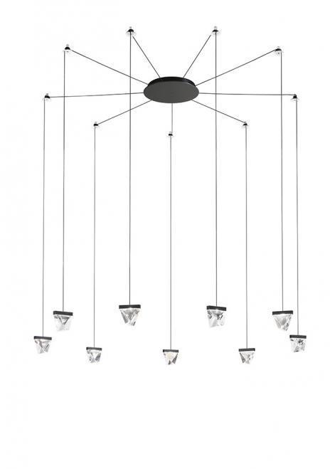 Sprawdź Lampa wisząca Fabbian Tripla F41 3W 9 - Antracyt - F41 G06 21 Lampa wisząca Fabbian Tripla F41 3W 9 - Antracyt - F41 G06 21