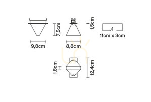 Oprawa wpuszczana Fabbian Tripla F41 3W 2700K - Antracyt - F41 F02 21 small 2