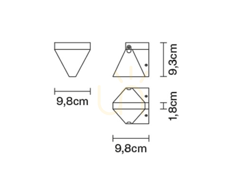 Pokaż Kinkiet Fabbian Tripla F41 3W 2700K - Brąz - F41 D02 76 Kinkiet Fabbian Tripla F41 3W 2700K - Brąz - F41 D02 76