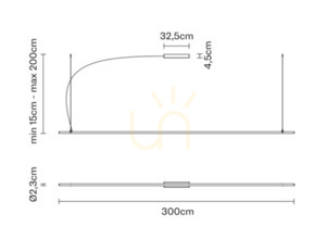 Lampa wisząca Fabbian Freeline F44 2W 3m - Brąz - F44 A06 76 2 Lampa wisząca Fabbian Freeline F44 2W 3m - Brąz - F44 A06 76 small 2