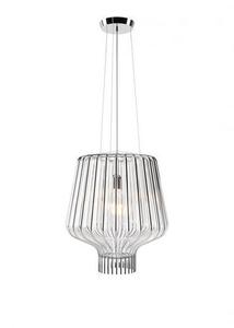 Lampa wisząca Fabbian Saya F47 22W 40cm - Chromowany oraz przeźroczysty - F47 A11 00 0 Lampa wisząca Fabbian Saya F47 22W 40cm - Chromowany oraz przeźroczysty - F47 A11 00 small 0