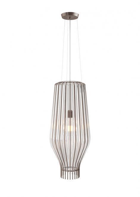 Sprawdź Lampa wisząca Fabbian Saya F47 22W 31cm - Przeźroczysty oraz przydymiany - F47 A17 00 Lampa wisząca Fabbian Saya F47 22W 31cm - Przeźroczysty oraz przydymiany - F47 A17 00