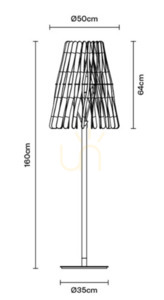 Lampa podłogowa Fabbian Stick F23 22W Cono - F23 C02 69 2 Lampa podłogowa Fabbian Stick F23 22W Cono - F23 C02 69 small 2