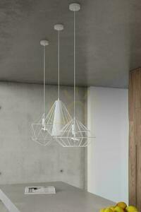 Lampa wisząca GASPARE biała Sollux small 7