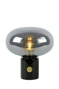 Lampa stołowa Lucide Charlize czarna marmur szkło retro 03520/01/65 small 0
