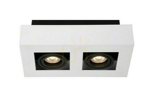 Sprawdź Downlight Lucide Xirax 09119/11/31 biały 2xGU10 LED aluminium 25 cm