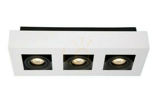 Sprawdź Downlight Lucide Xirax 3xGU10 LED biały 36 cm aluminiowy