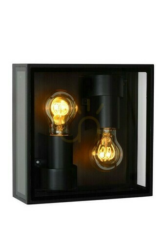 Sprawdź Plafon zewnętrzny Lucide DUKAN czarny metalowy IP65 2xE27 15802/02/30