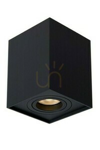 Downlight Lucide Tube czarny GU10 aluminiowy 1x50W 82953/01/30 small 0