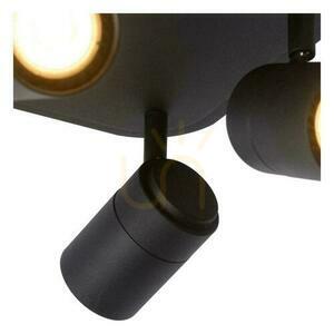 Plafon łazienkowy Lucide Lennert 4xGU10 czarny IP44 LED 26958/20/30 small 4