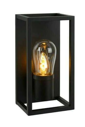Sprawdź Kinkiet Lucide CARLYN czarny IP54 vintage E14 aluminium 27200/01/30
