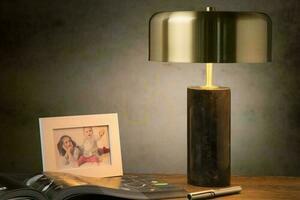 Lampa stołowa Lucide MIRASOL czarna złota marmur 3xG9 25 cm 34540/03/30 small 3