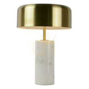 Lampa stołowa Lucide MIRASOL biała złota marmur metal 3-punktowa 34540/03/31 small 3