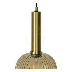 Lampa wisząca Lucide Maloto złota szklana loft retro 20 cm 45386/20/62 small 8