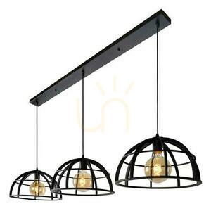 Lampa wisząca Lucide DIKRA 3xE27 czarna metalowa nowoczesna 40 cm 76464/03/30 small 5