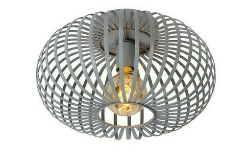 Sprawdź Plafon Lucide Manuela szary metalowy 40 cm 78174/40/36