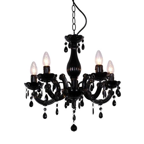 Sprawdź Lampa wisząca Zuma Line MAGNOLIA RLD94016-5B WISZĄCA CZARNA/BLACK