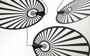 Lampa wisząca LEHDET czarna  - THORO small 4