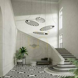 Lampa wisząca LEHDET czarna  - THORO small 6