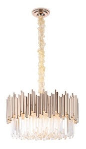 Lampa wisząca Max Light Vogue P0284 złota 12xE14 60 cm small 0