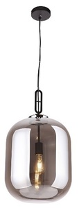 Lampa wisząca Max Light Honey P0298 czarna szkło dymione 30 cm small 0