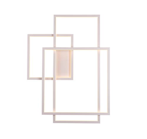 Sprawdź Kinkiet Max Light Geometric biały LED 45W 3000K W0234