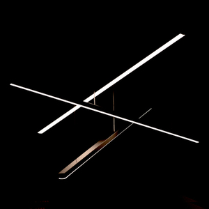 Lampa wisząca Max Light Trio P0311 czarna LED 58W 3-punktowa 100 cm small 2