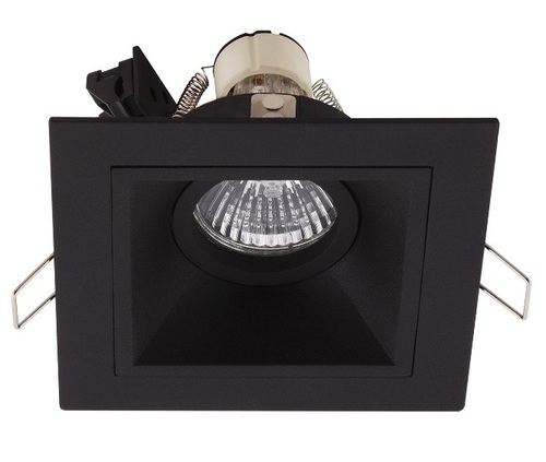Sprawdź Oprawa wpuszczana Max Light HIT I H0090 czarna metalowa GU10 1 × 50 W